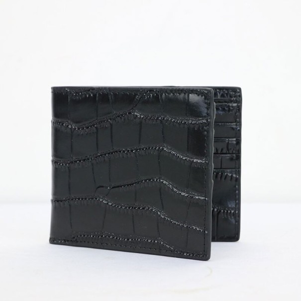Cartera de hombre con estampado de cocodrilo M619 1