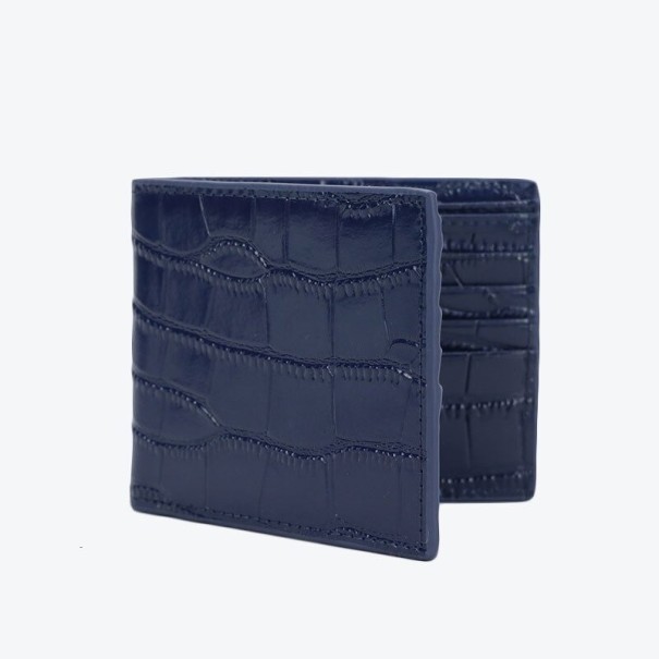 Cartera de hombre con estampado de cocodrilo M619 4