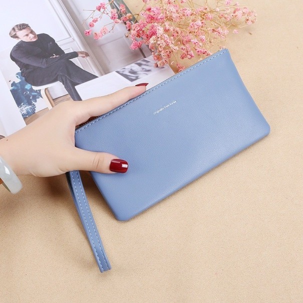 Cartera de mujer con correa azul claro