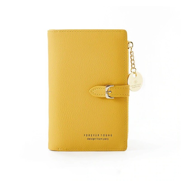 Cartera de mujer con hebilla M132 amarillo