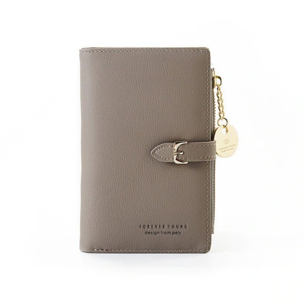 Cartera de mujer con hebilla M132 gris