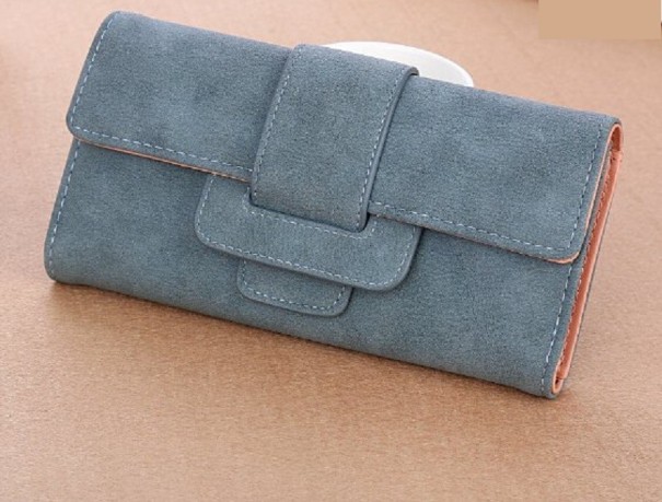 Cartera de mujer con un bonito diseño J2801 gris oscuro