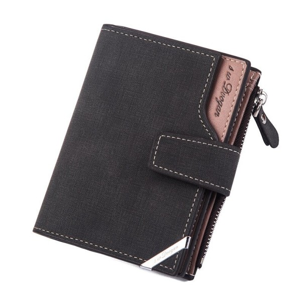 Cartera de piel para hombre M202 negro
