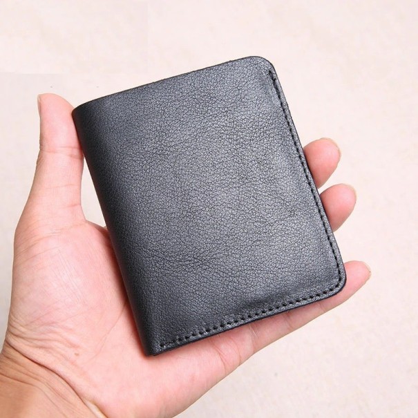 Cartera de piel para hombre M324 negro