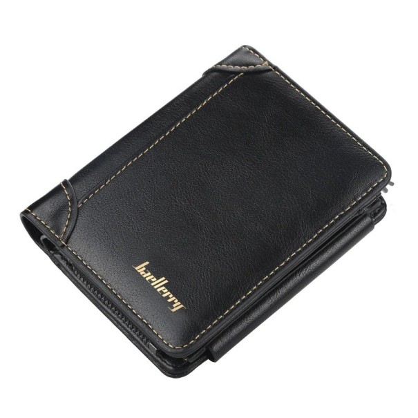 Cartera de piel para hombre M422 negro