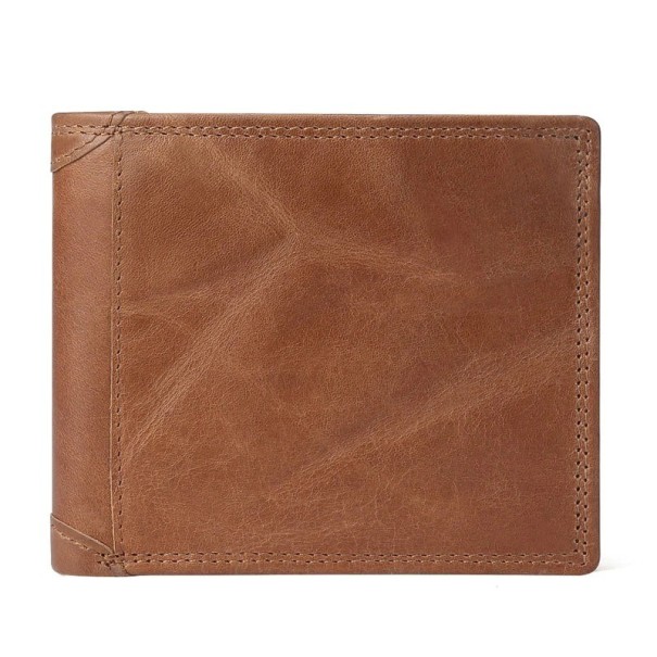 Cartera de piel para hombre M432 marrón