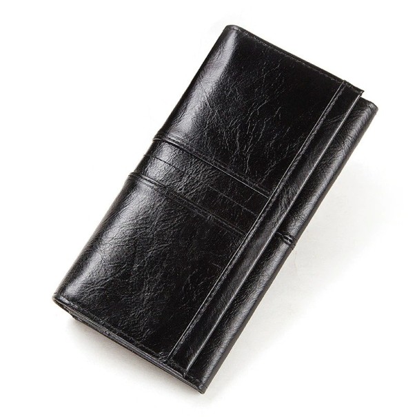 Cartera de piel para mujer M130 negro