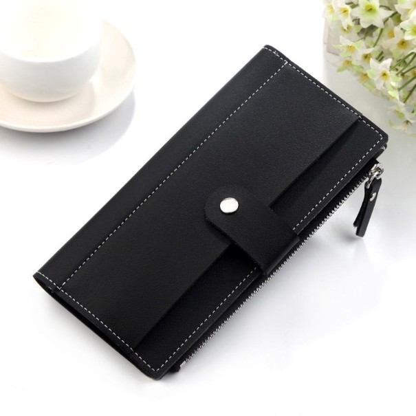 Cartera de piel para mujer M164 negro