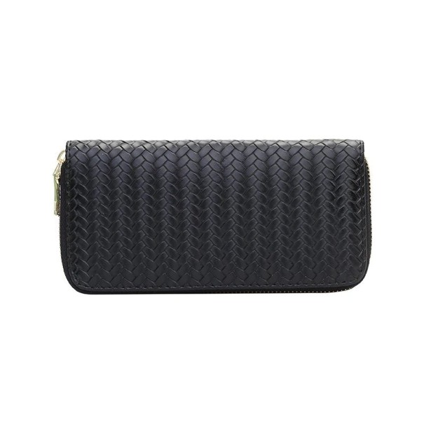 Cartera de piel para mujer M178 negro
