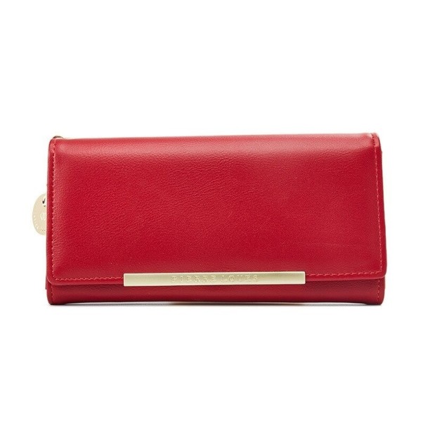 Cartera de piel para mujer M188 rojo