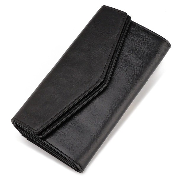 Cartera de piel para mujer M217 negro
