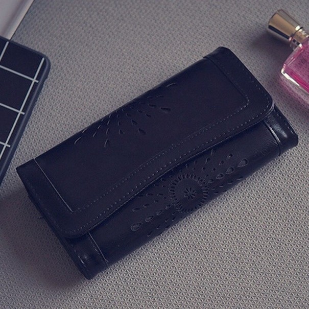 Cartera de piel para mujer M247 negro