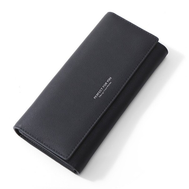 Cartera de piel para mujer M379 negro