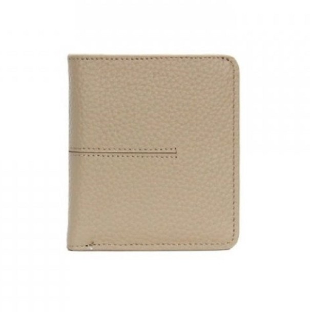 Cartera de piel para mujer pequeña M231 caqui