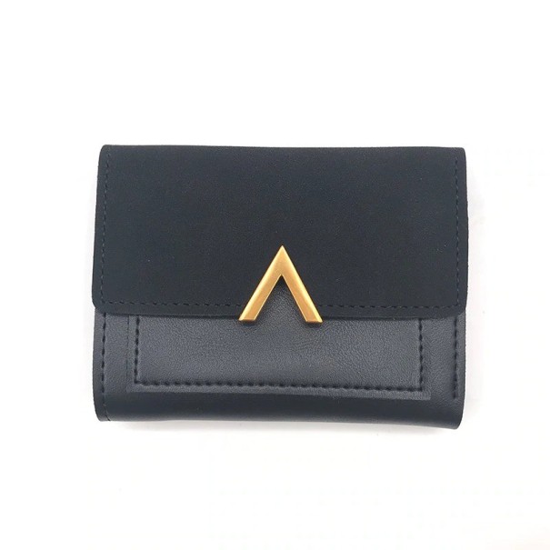 Cartera de piel para mujer pequeña M267 negro