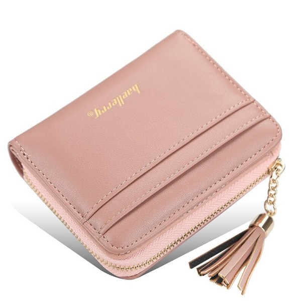Cartera de piel para mujer pequeña M306 rosa viejo