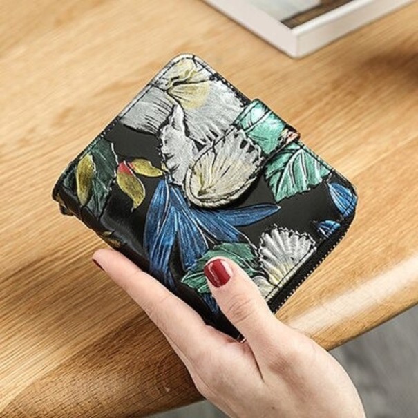 Cartera de piel para mujer pequeña M416 4