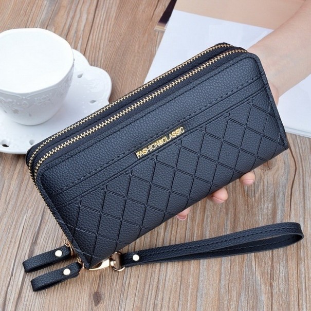 Cartera doble de mujer negro
