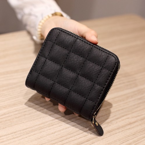Cartera elegante para mujer con estampado J2809 negro