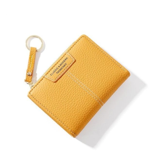 Cartera pequeña de mujer amarillo