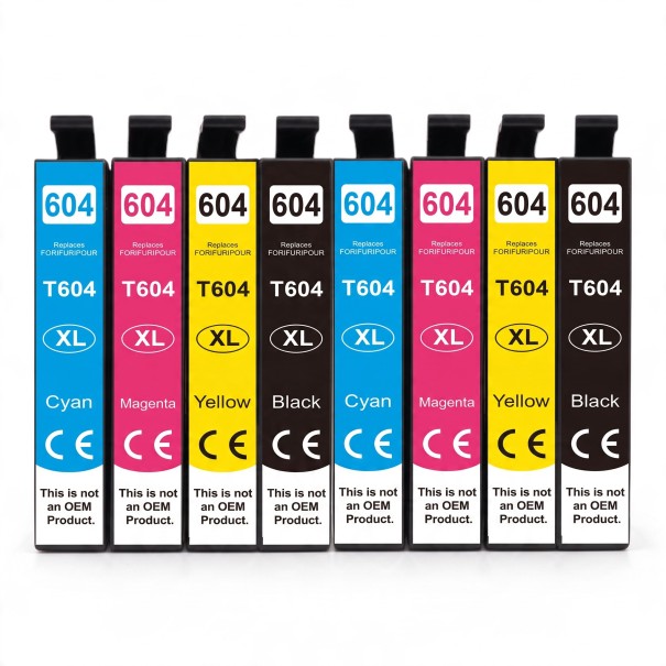 Cartucce d'inchiostro Epson 604XL 8 pz Compatibili T604XL Con chip Nero Ciano Magenta e Giallo Per XP-2200 XP-3200 XP-4200 WF-2910 1