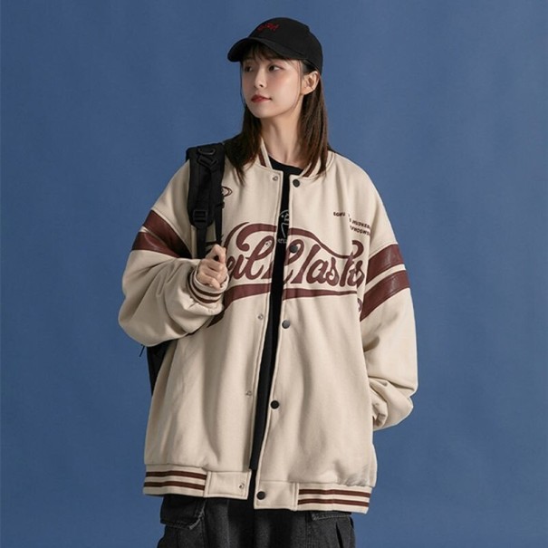 Casaco de baseball feminina P1562 bege L