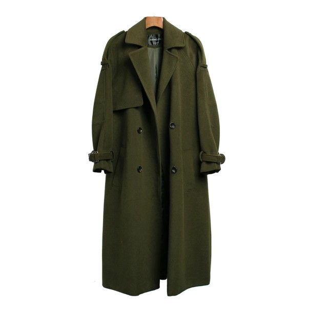 Casaco de Inverno Feminino - Verde Escuro M