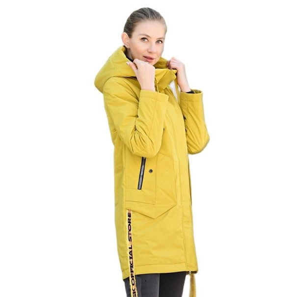 Casaco de outono feminino P1557 amarelo S