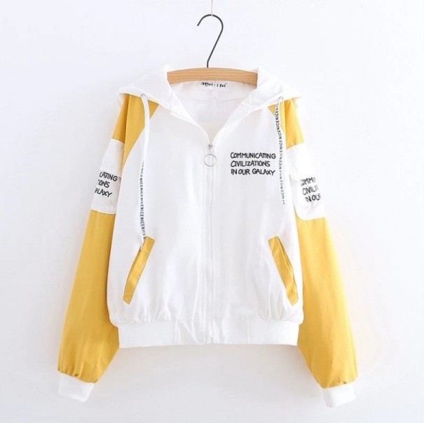 Casaco de outono para senhora P1545 amarelo L