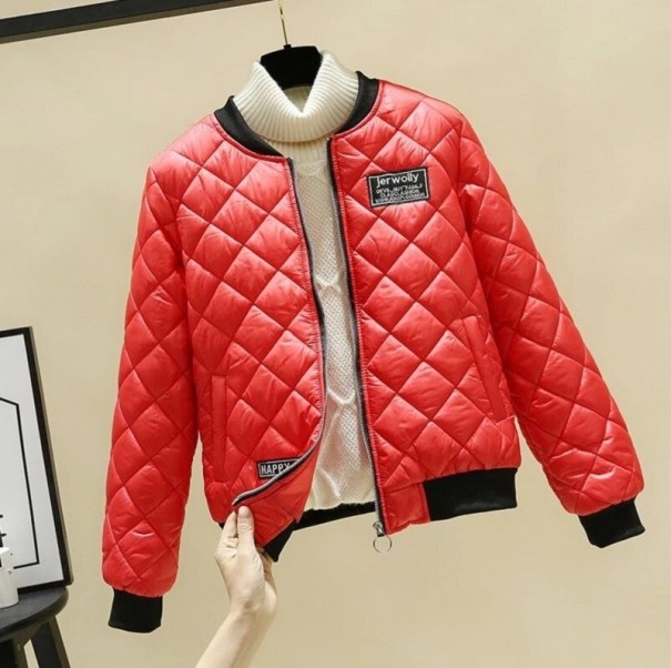 Casaco de transição feminino P2432 vermelho L