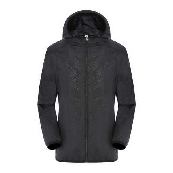 Casaco impermeável feminino J3223 preto S