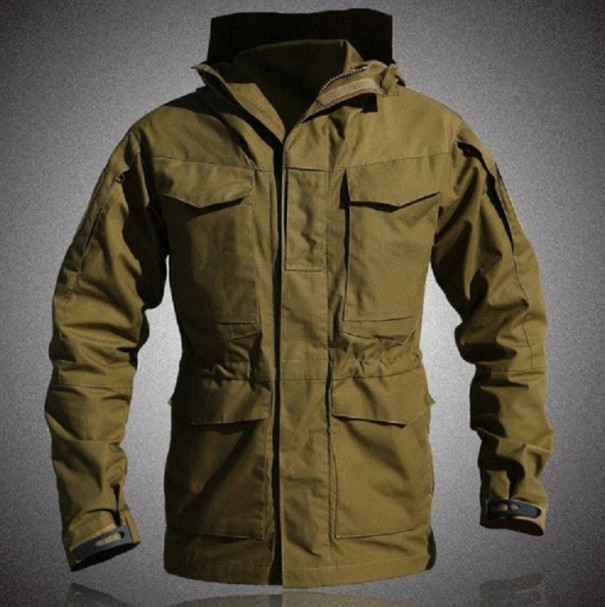 Casaco impermeável masculino J1439 verde L