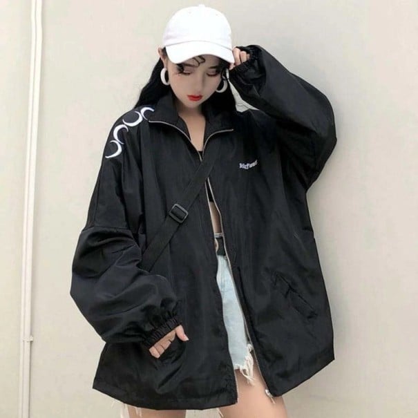 Casaco oversize feminino P2320 preto S
