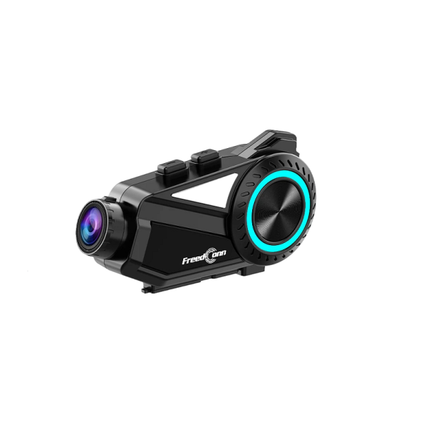 Cască interfon Bluetooth cu cameră 1440p Mâini libere Căști fără fir pentru cască de motocicletă 1