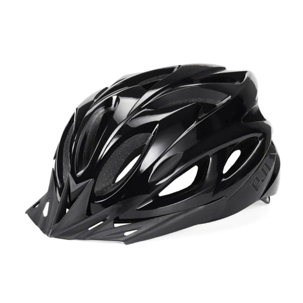 Casco da ciclismo leggero per adulti 57–62 cm Casco resistente e traspirante con imbottitura morbida Casco di sicurezza per andare nero