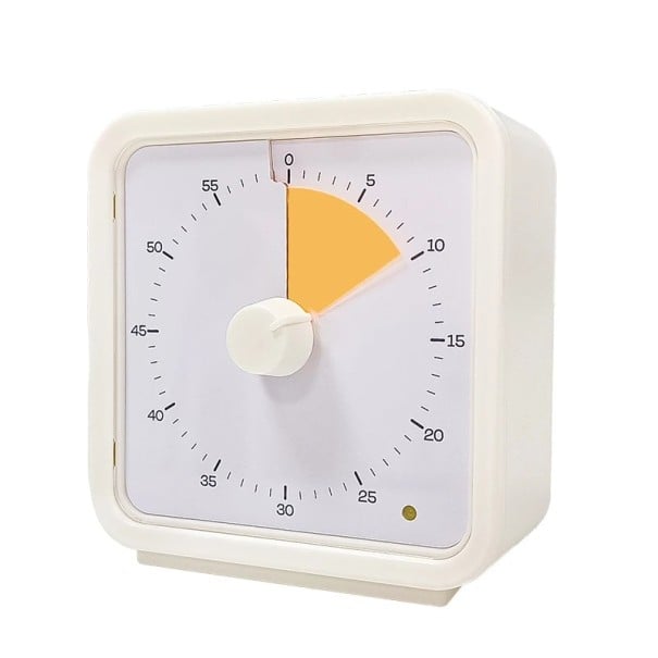 Časovač pro vaření 8,7 x 8,7 x 4,2 cm Plastový kuchyňský nástroj pro přesné měření času oranžová