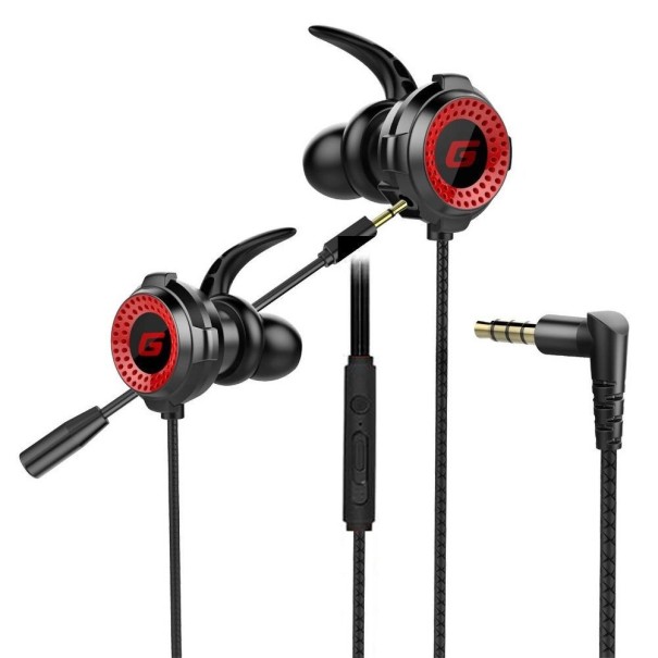 Casque avec microphone noir