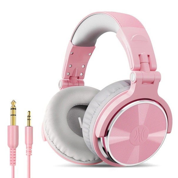 Casque de studio rose clair