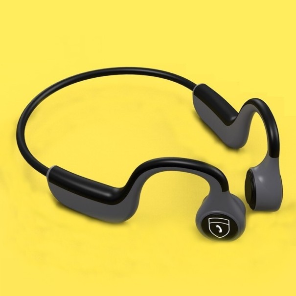 Casque sans fil à conduction osseuse noir