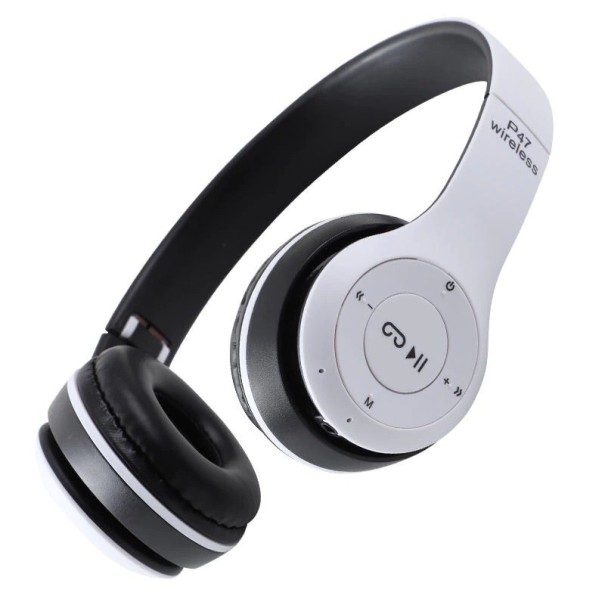 Casque sans fil de jeu blanc
