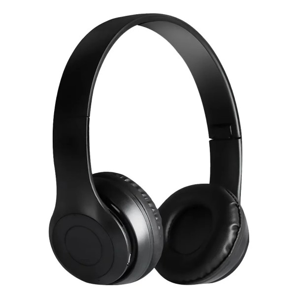 Casque sans fil P47 Over-Ear Design pliable Casque confortable avec microphone Connexion Bluetooth Musique Appels Voyage noir