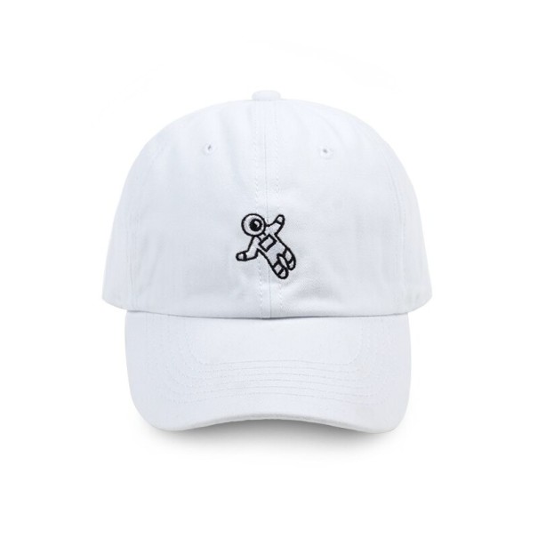 Casquette avec astronaute blanc