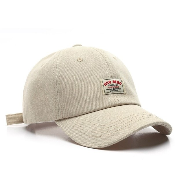 Casquette avec inscription T176 crème