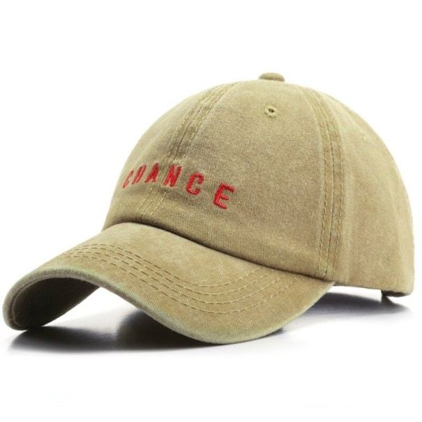 Casquette avec inscription T267 kaki