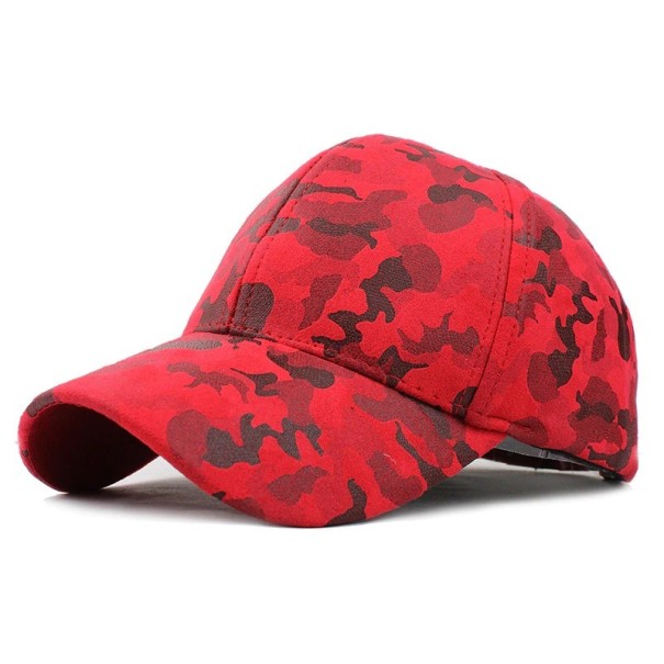 Casquette camouflée pour homme T228 rouge