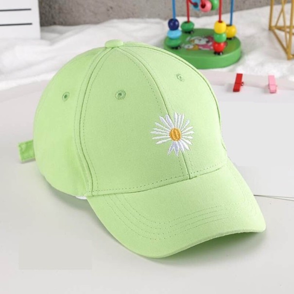 Casquette d'enfant marguerite T881 vert clair
