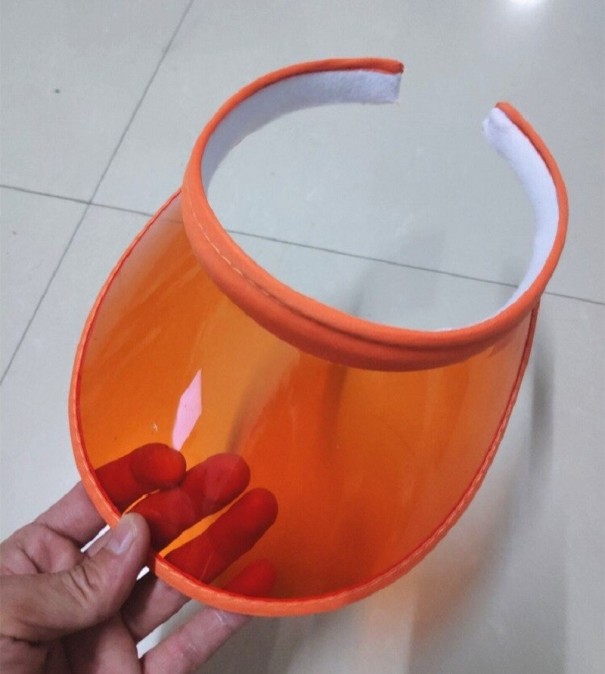 Casquette d'été orange