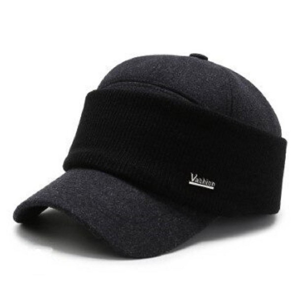 Casquette d'hiver pour homme gris foncé