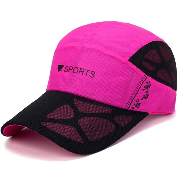 Casquette de sport T11 rose foncé