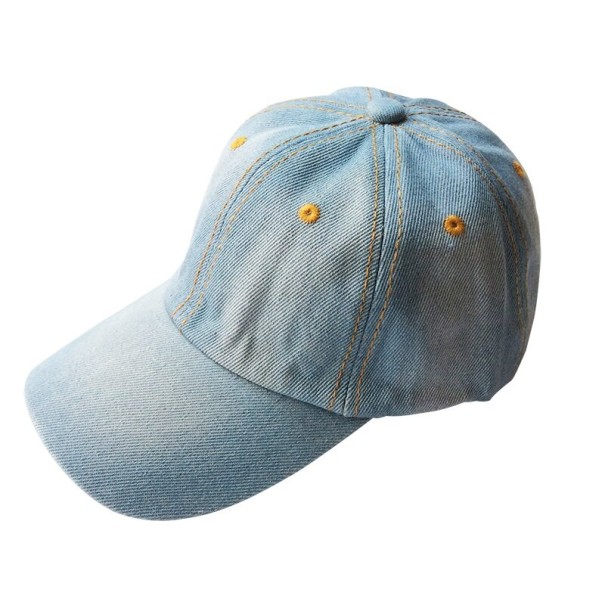Casquette en jean pour enfants bleu clair